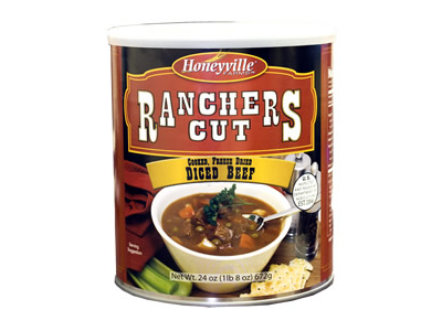 Honeyville Freeze Dried Beef Dices Can (1-28 serving Can)